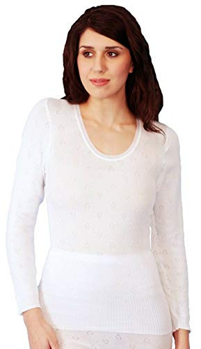 Prime Products Ladies/Womens 100% Cotton Underwear, Short/Long Sleeve Top/Vest & Long John