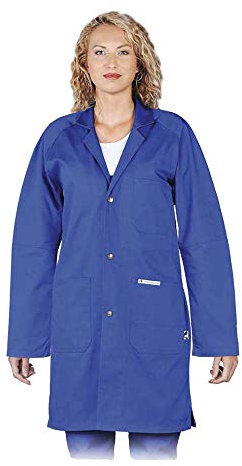 Leber&Hollman LH-Womcoler_Nl Wovico Protective Apron, Blue, Large Size
