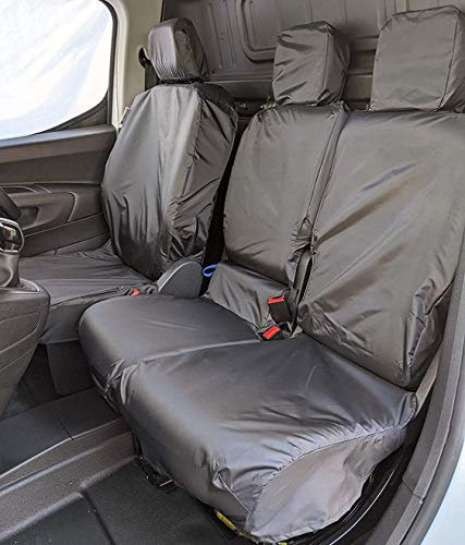 Waterproof Tailored Seat Covers Compatible with Peugeot Partner 3-2019 2020 2021 2022 2023 2024 2025
