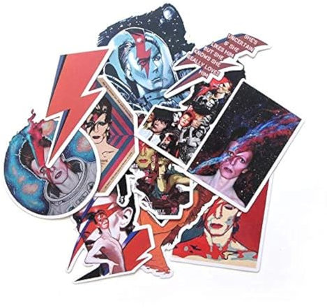 David Bowie Artwork Aufkleber Skateboard Laptop Aufkleber 12pcs