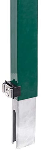Alberts 672669 Zaunerhöhung Erhard | zur einfachen Erhöhung eines vorhandenen Doppelstabmattenzaunes | grün | Höhe 600 mm | für Pfosten 60 x 40 mm