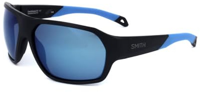 Smith DECKBOSS Herren Sonnenbrille Matt Schwarz Blau/Chromapop Polarisiert 63/15/135