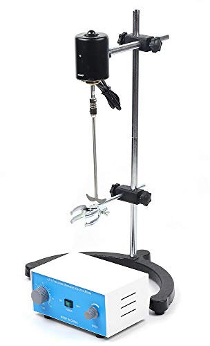 OUKANING 200W Rührwerk Präzisions Überkopfrührer Trommelrührer Rührer Mixer 3000 U/min