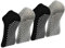 Yoga Socken Anti-Rutsch Socken - 4 Paar Pilate Trampolin Ballett Socken for Damen Herren Schwarz*2+Grau*2 44-46