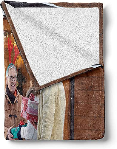 Geschenkelampe Fotodecke 150x200 mit eigenem Foto - Bedruckte Kuscheldecke - personalisiertes Fotogeschenk für Weihnachten - Decke mit Collage (1 Photo, 200 x 150 cm)