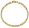 Materia Königskette Gold Herren Armband - 925 Sterling Silber 3mm breit SA-152-18cm