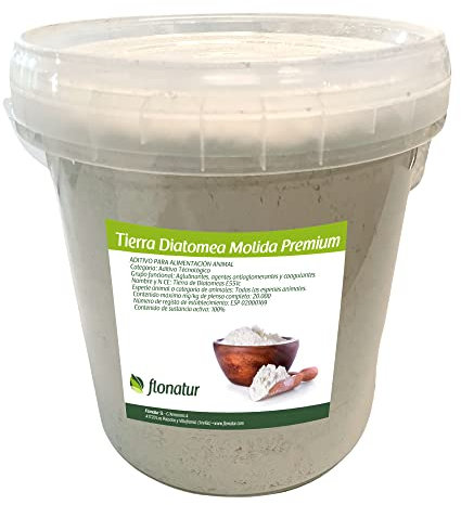 Tierra diatomea molida natural 5kg, múltiples usos, tratamiento eficaz contra insectos por deshidratación y fertilizante natural, control de plagas