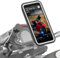Shapeheart innovation française, Support téléphone moto magnétique Pro avec bras articulé et pochette imperméable détachable, absorbe les vibrations. Porte téléphone pour guidon moto, scooter