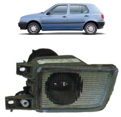 DM Autoteile 108640 Nebelscheinwerfer rechts H3 kompatibel für VW Golf III 1H1 Variant 1H5 Cabriolet 1E7 VENTO