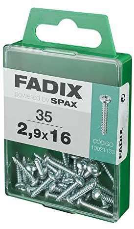 Gehäuse M 35 Stk. Schraube Rock Zink CR, 2,9 x 16 mm Fadix