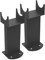 NRG Floor Mounting Radiator Leg Kit for Flat Panel Radiators Black