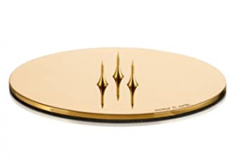 ester & erik Candle Plate small, 1 Stück, Gold, Shiny