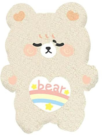 CTLH20 Hot Water Bag Hot Water Bottle With Plush Cover Small Hot Water Bottles Feet Hand Warmer For Neck And Shoulder-grey bear,Italy