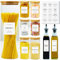 Fix Space 356 Pantry Labels - UK Based Ingredients - Waterproof Pantry Labels Jars - Kitchen Labels Containers - Perfect Pantry Kitchen Jar Labels- Storage & Organisation Jar Labels (Pantry Labels)