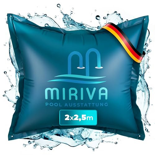 IVEUM Coussin de piscine d'hiver, 2 m x 2,5 m, pour l'hivernage, couverture de piscine d'hiver, coussin d'air pour piscine, 2 m x 2,5 m