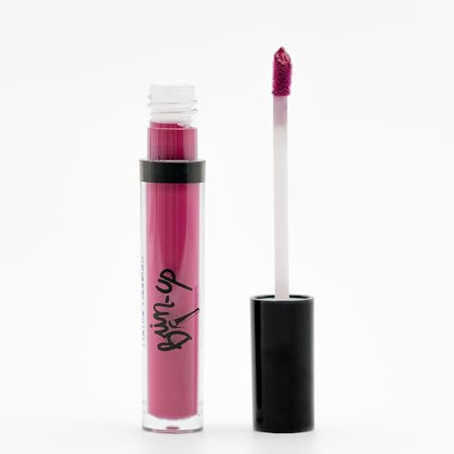 Brin UP, Rossetto Liquido, Tinta Labbra, Matt, Vari Colori, Vegan e Cruelty Free, Made in Italy, 4,5 ml (MOANA - Viola Scuro)