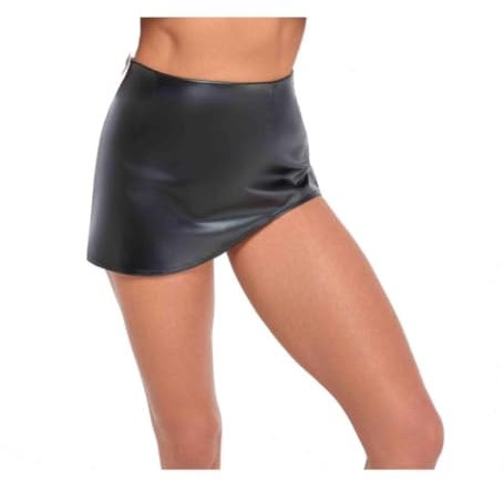 Mini Jupe Legacy F305 Wetlook - L - Noir