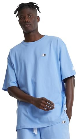 STARTER BLACK LABEL Herren Starter Essential Oversize Tee carolinablue, L