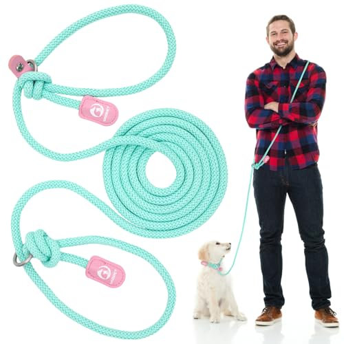 Onlyesh Hundeleine 3m Verstellbar, Freihändige Hundeleine, Joggingleine Nylon-für kleine, mittelgroße Hunde, für Hunde bis 10kg, für Laufen und Training