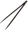 Fackelmann Fenix Pinzas de Cocina, Material RPET 100% Reciclado, Plástico Reciclable con Alta Resistencia al Calor hasta 230ºC, Alta Durabilidad, Anti Rayaduras, Color Negro, 30 cm, 1 ud.