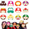 12PCS Mari Masken, Geburtstag Maske für Kinder Maskerade Cosplay Party Karneval Deko