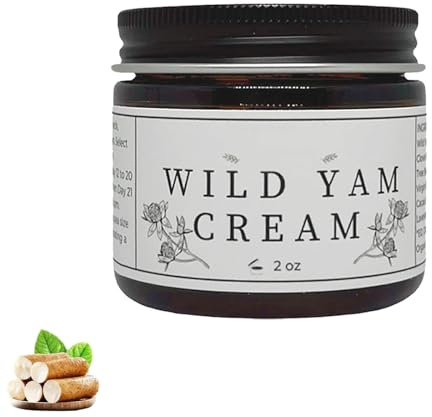 Seurico Wild Yam Cream, Wild Yam Creme Für Hormonausgleich, Annas Wild Yam Cream Organic, Moisturizing Wild Yam Cream for Hormone Balance, Natural Wild Yam Cream for Menopause (1pcs)