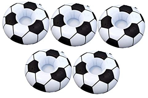 Fußball Pack Aufblasbare Getränkehalter aus Pvc für Poolpartys