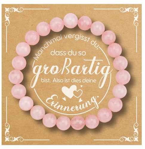 BOYATONG Perlenarmband Geschenke für Freundin, Freundschaftsarmband Beste Freundin Schwester Freundinnen Geschenke Geburtstagsgeschenk, Aufmunterung Geschenk Freunde