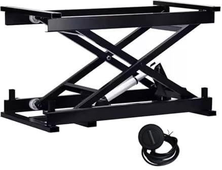 ZyKnaurral Tavolino elevatore, Sollevatore Elettrico per tavolino, Tavolo elevatore Elettrico a Forbice, Carico Elevato 50 kg, Adatto per mobili Fai-da-Te, Accessori per la casa,Wired