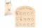 Montessori Tagesplaner Kinder Holz – Visueller Tagesablauf für Vorschule & Zuhause – Lernspielzeug für Selbstständigkeit – 28 Symbole & Stoffbeutel – von Rayty