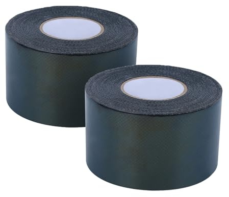 Jenngaoo 2 Stück Kunstrasen Klebeband Doppelseitig 50mm x 5m, Selbstklebend | Nahtband für Kunstgras und Rasenteppich, Wetterfest, Stark Haftend, für Beton und Außenbereich