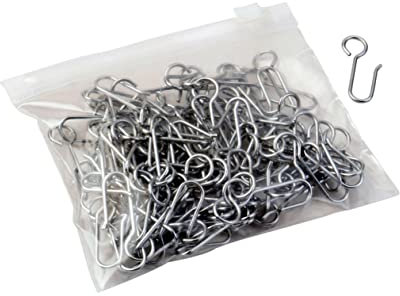 Cabilock Ganci Universali Per Tende Da Doccia 120 Pezzi Argento Set Per Tende Da Casa Auto E Parasole