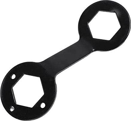 Washing Machine Maintenance Wrench Spanner Hand Tools Used to Remove the Clutch Large Nut 5mm Thickened Steel Large Nut Double-Ended Washing Machine Spanner Wrench Used for Tightening and