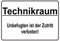 Schild Hinweisschild Hinweis Technikraum Unbefugten ist der Zutritt verboten!