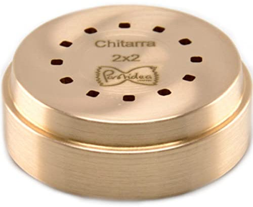 Pastidea - Matrize Spaghetti Chitarra Quadri 2x2 mm kompatibel mit Kenwood Pasta Fresca oder mit Adapter im Pastamaker Avance und Anderen Nudelmaschinen