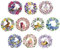 Ideen mit Herz 3-D Motive, ausgestanzt, ca. 7-10 cm, 10 Stück im Beutel | Bilder zum Basteln & Dekorieren | Grußkarten selber machen | Bildmotive für Scrapbooking & DIY-Deko (Blumenkränze Frühjahr)