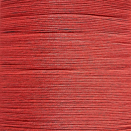 Waxed Cotton Cord 1mm,10m Jewellery Making & Bracelet Necklace Craft (9. RED)