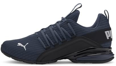 PUMA Men’s Axelion Block Road Running Shoes Blue Size UK 9