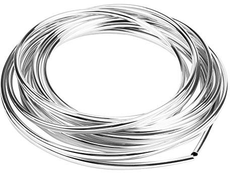 Autotür Kantenschutz 6m U-Form Kante Moulding Trim Schutzstreifen für vielseitigen Einsatz - Kratzschutz in Silber
