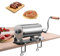 RELAX4LIFE 3 kg Wurstfüller manuell, Wurstfüllmaschine mit 4 Füllrohre, Wurstpritze für Metzgerei & Bäckerei & Küche & Restaurant, Wurstpresse mit Tischklemme, Wurstmaschine aus Edelstahl & Aluminium