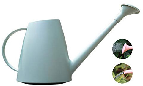 LOYUYU Tanque de Agua de PláStico 1.8L Planta PequeñA, Ligera y Encantadora de JardíN Interior y Exterior, Tanque de Agua con Ducha Azul