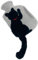 SLDHFE Bouillotte d'eau chaude avec housse en peluche - Motif chat mignon - Pour soulager la douleur - 1000 ml