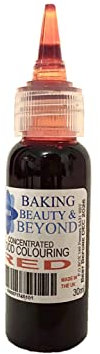 Baking Beauty and Beyond Concentrated Liquid Food Colouring 30ml Red