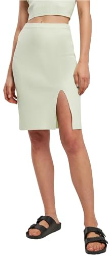 Urban Classics Damen Ladies Rib Knit Skirt S lightmint