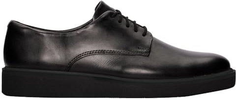 Clarks Glickly Derby2, Oxford Mujer, Black Leather, 41.5 EU