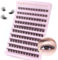 Parriparri Extension Cils Naturel Faux Cils Individuel Cluster Lashes 120PCS Faux Cils Bouquet DIY Faux Cils Volume Russe Extensions de Cils Professionnel (Mix 8-16mm)