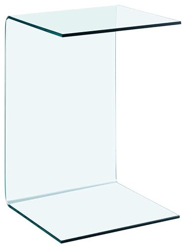 vidaXL Beistelltisch Couchtisch Wohnzimmertisch Glastisch Telefontisch Sofatisch Kaffeetisch Teetisch Laptoptisch Tisch 40x40x60cm Hartglas