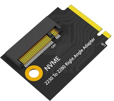 LeHang NVME M-Key 2230mm auf 2280mm gewinkelte Erweiterung SSD Upgrade Adapter für ROG Ally Gaming