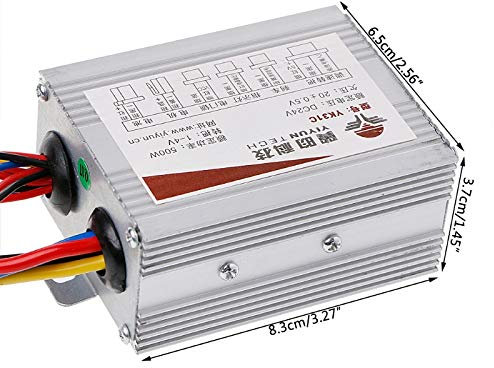 SHuuL Elektroscooter 36V/48V 350W Elektrofahrrad E-Bike Roller Bürstenloser Gleichstrommotor Controller Elektroscooter (Color : 24V 500W)