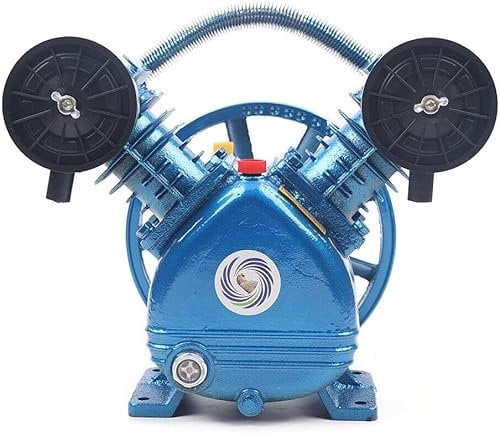Tête de pompe à compresseur, V 2 cylindres 1,5 kW 170 l/min 8 bars, tête de pompe à air comprimé à un niveau, pour l'industrie chimique